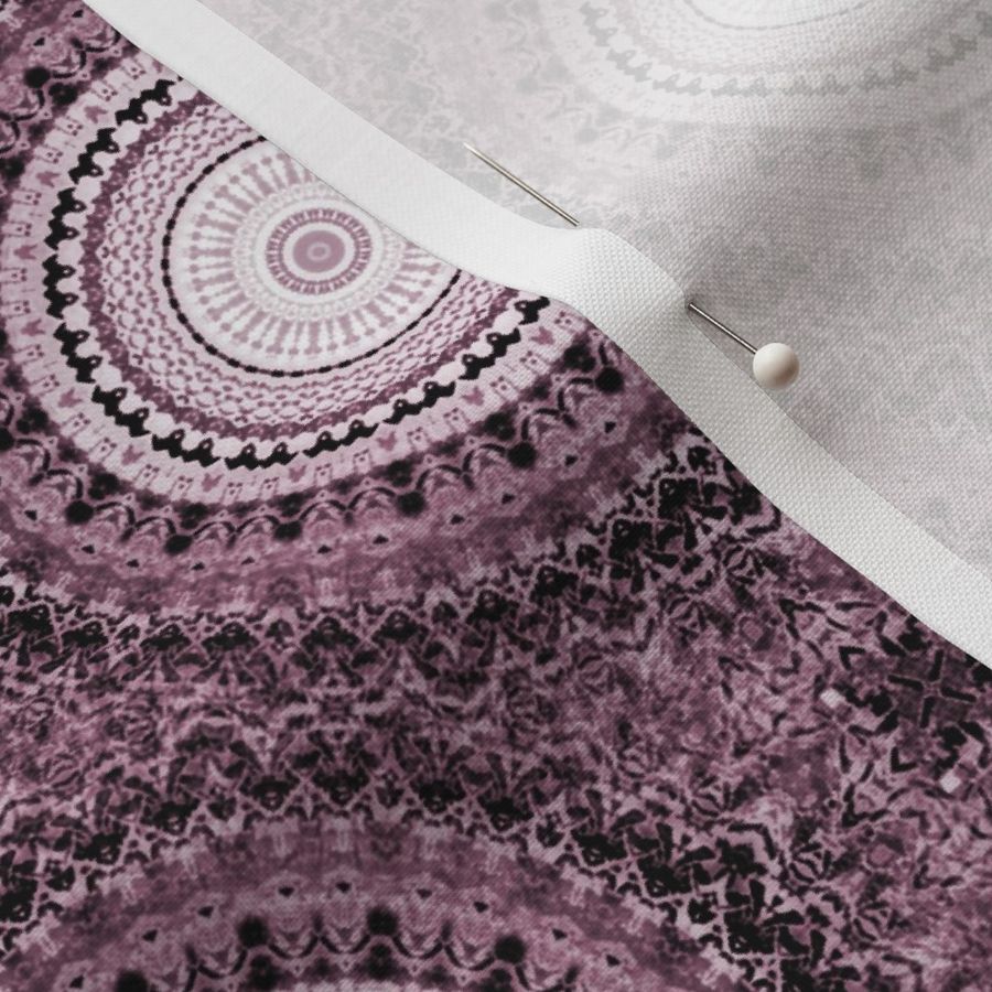 Decorative Mandala Pattern in Mauve