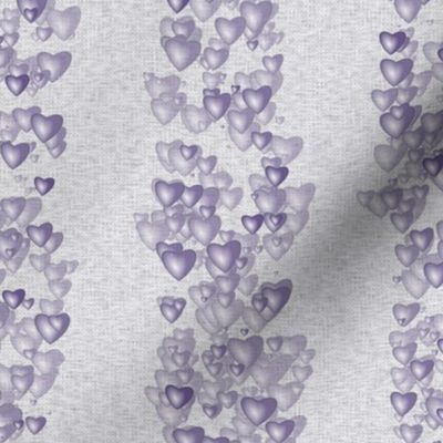 Sea Of Hearts - Stripes - Lavender