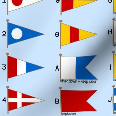 01835951 : nautical signal flags TT