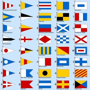 01835951 : nautical signal flags TT