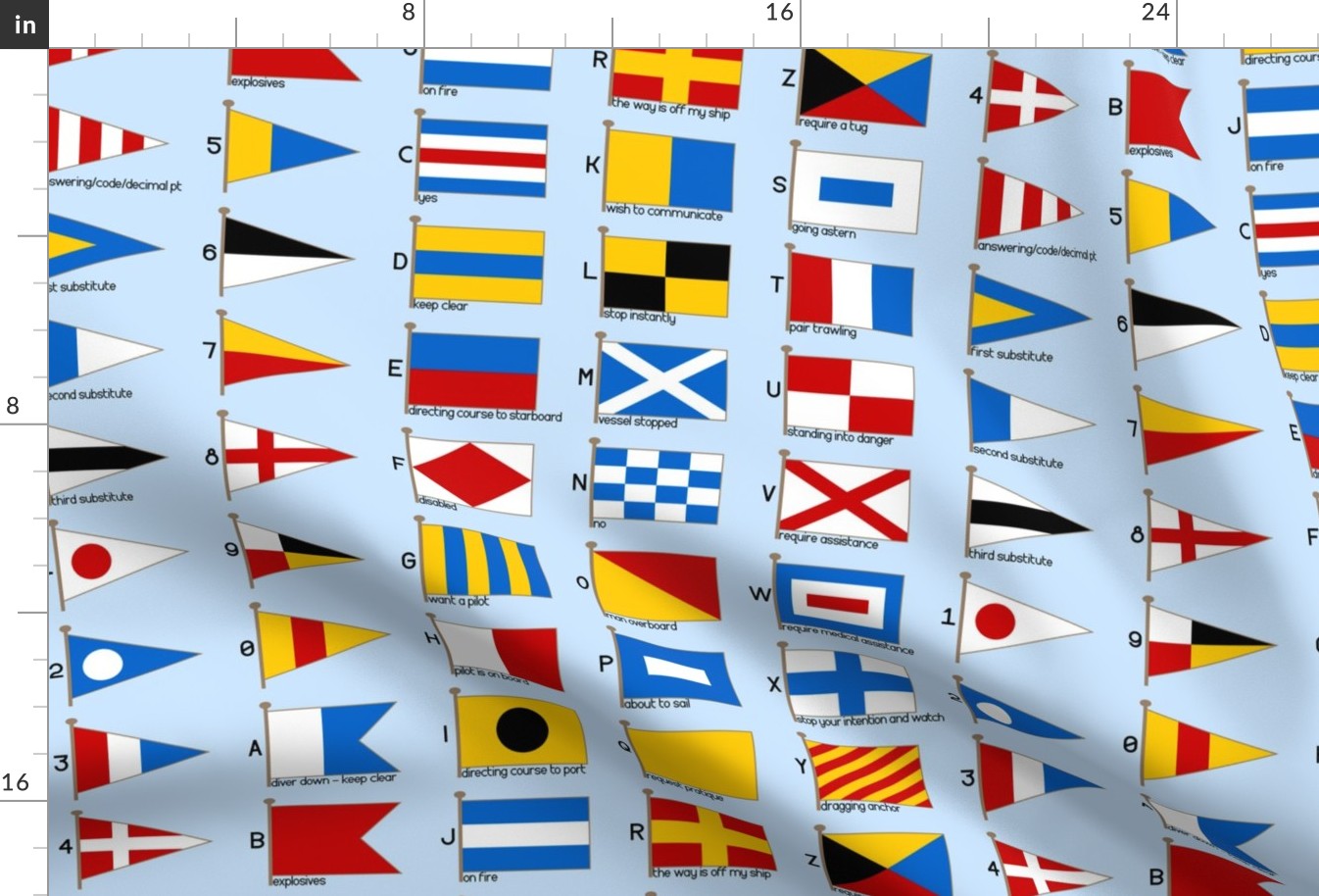 01835951 : nautical signal flags TT