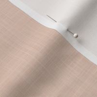 Solid Cream Tan - Linen Textured Plain Color