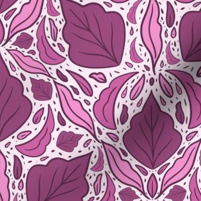 Light Plum Autumn Leaves - Dark Romantic Forest Core Aesthetic (Med)