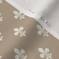 Fleur De Lis - 2351 small - Cannoli Cream Safari Beige