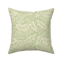 Larkspur by William Morris Chartreuse Light Ochre Small Scale