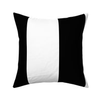 Vertical 6 Inch Black and White Stripe