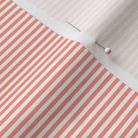 peach pinstripes