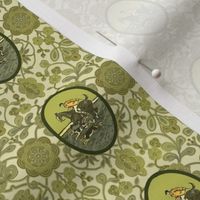 Chartreuse Hunt Medallions