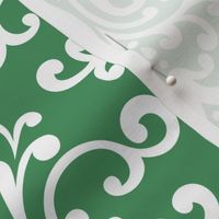 damask lg kelly green