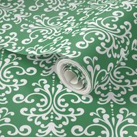 damask lg kelly green