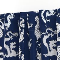 Paper Dragons- navy blues