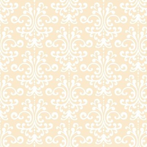 damask ivory