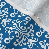 damask royal blue