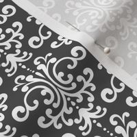 damask dark grey