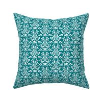 damask dark teal