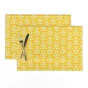 damask mustard yellow