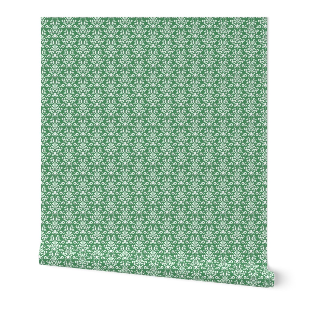 damask kelly green