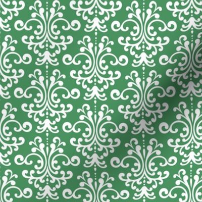 damask kelly green