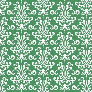 damask kelly green