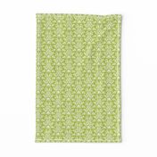 damask lime green