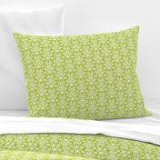 damask lime green