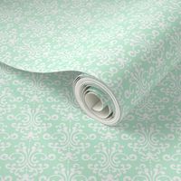 damask ice mint green