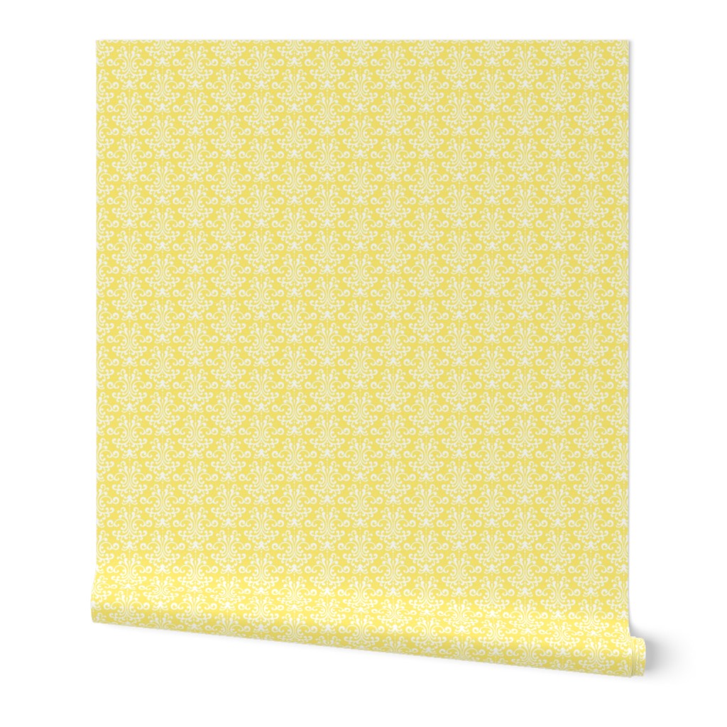 damask lemon yellow