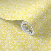 damask lemon yellow