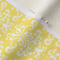 damask lemon yellow