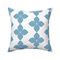 Geometry Flower - 8 Medium Persian Blue