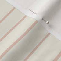 Wonky Horizontal Lines - tan on cream