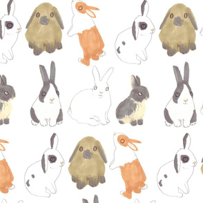 Easter Bunny Rabbits 