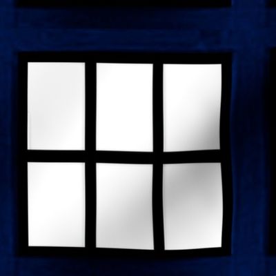 Police Box Windows | Geometric Blue Boxes | Squares 