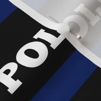 Police Box Signs, Dark Blue Public Call Box Stripe