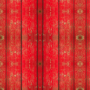 red-wood-panel-with-chipped-paint