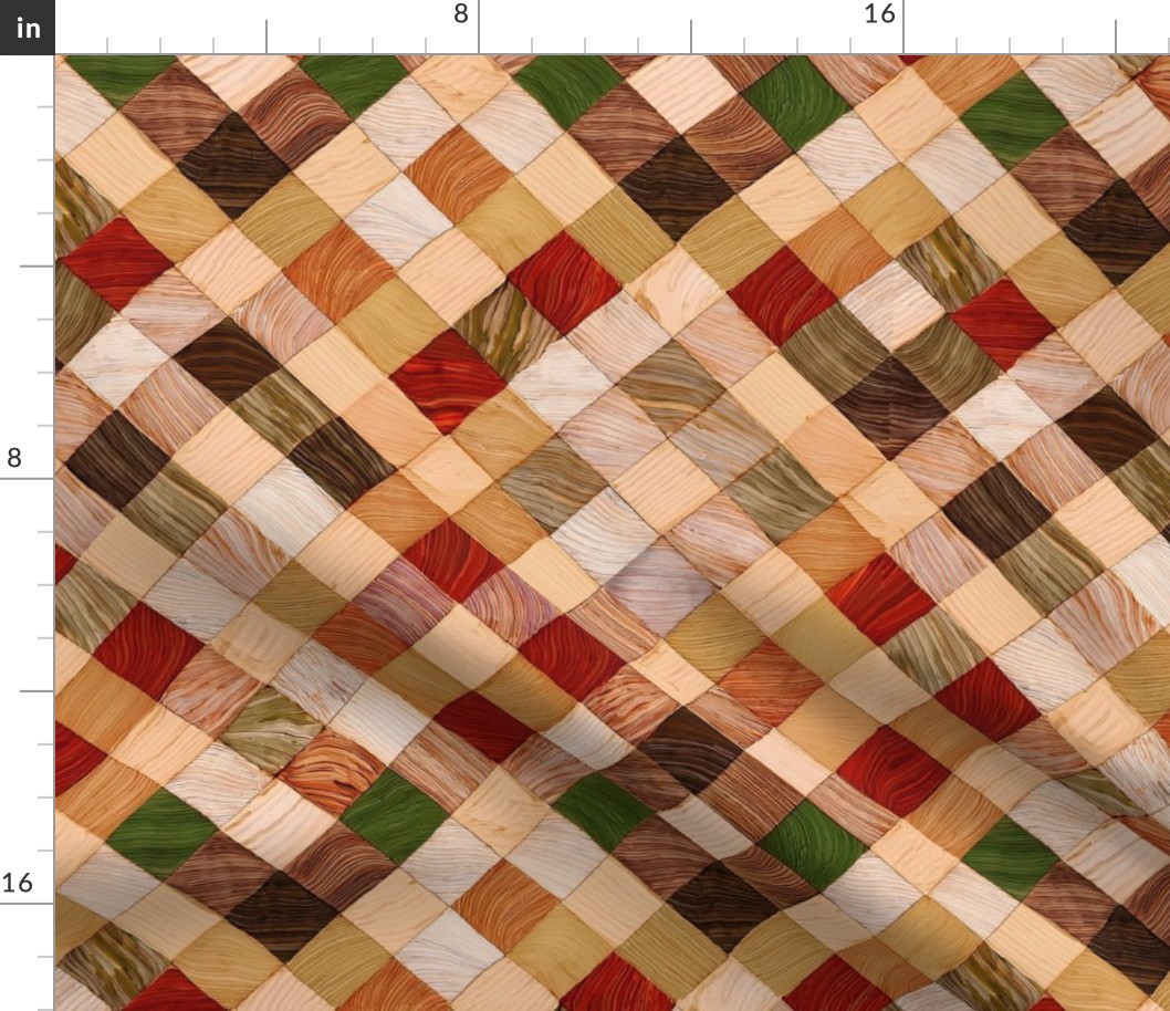 Cozy Cabin Collection - Wood & Flannel pattern