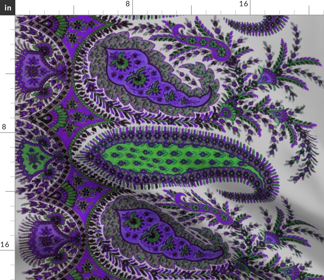 The Paisley Sublime ~ Dowager Countesss Border Print