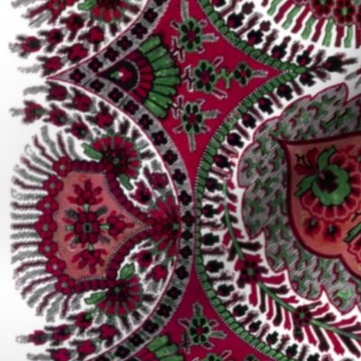 The Paisley Sublime ~ Christmas Special Border Print