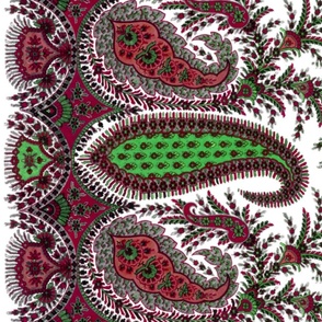 The Paisley Sublime ~ Christmas Special Border Print