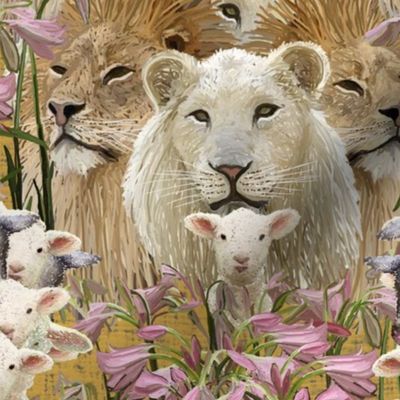 Lions, lambs and easter lilies by Su_G_©SuSchaefer