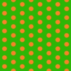 Silly Silly Monsters Polka Dot Green Orange small