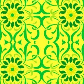 Art Nouveau60-yellow/green