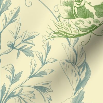 Floral Damask ~ Provencal 