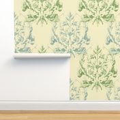 Floral Damask ~ Provencal 