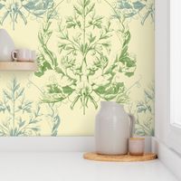 Floral Damask ~ Provencal 