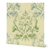 Floral Damask ~ Provencal 