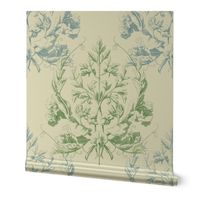 Floral Damask ~ Provencal 