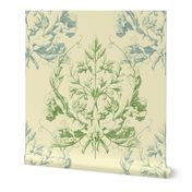 Floral Damask ~ Provencal 