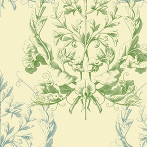 Floral Damask ~ Provencal 