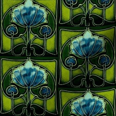 Artnouveau4-blue/green